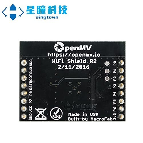 SingTown OpenMV WiFi Shield Genuine -Wireless Video Image Transmission Winc1500 Apply to OpenMV4 H7 /OpenMV4 H7 Plus /OpenMV3 M7の通販は