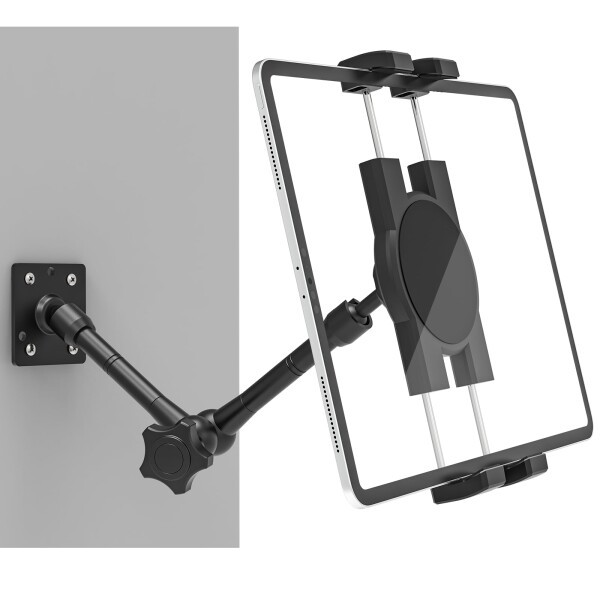 Phichy 壁掛け タブレットホルダー スマホスタンド/タブレットスタンド 両用壁掛け スタンド 耐荷重 落下防止 iPhone スタンド キッチン/居間/玄関/浴室/洗面所/オフィス用 自由調節 360度回 5,194円