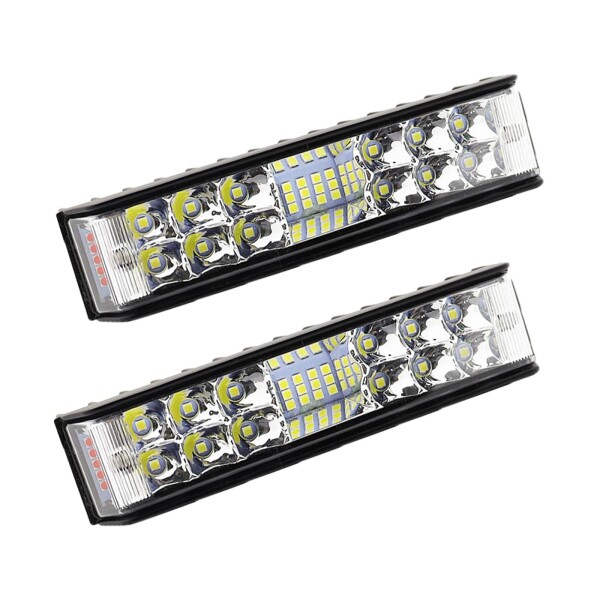 AhhYouMe ledライト 車 集魚灯 led 投光器 作業灯 ワークライト ledバーライト 防水 バックライト 24v レッドブルー 2個セットの通販は 5,917円