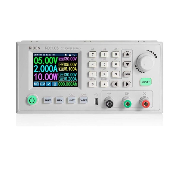 zmart 60V 6A 電源 モジュール RD6006W USB WiFi DC-DC 電圧コンバータ 電圧計 電流計 電力計