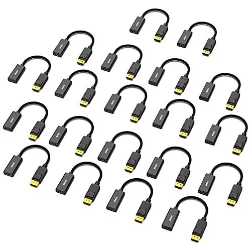 BENFEI 20個 DisplayPort（ディスプレイポート） - HDMI 変換ケーブル