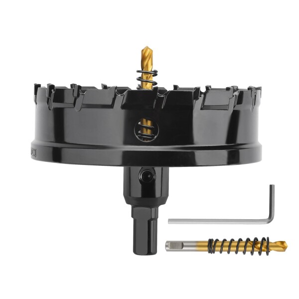 超硬 ステンレス ホールソー 穴あけ 電動ドリル 木工 鉄 金属 ステンレス鋼 アルミなど DIYのプロ推薦 ホルソー ホールカッター (110mm) 5,683円