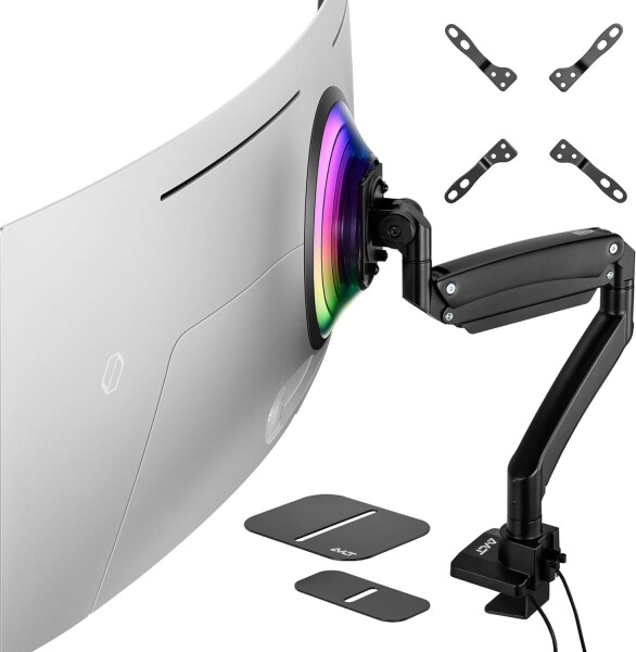 AVLT モニターアーム 1画面シングル 17〜57インチ対応 USB-A・C Amazon.co.jp: AVLT モニターアーム シングル 17~49インチ対応