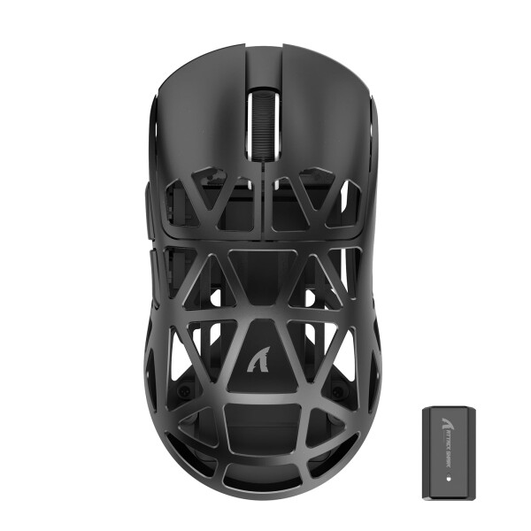 ATTACK SHARK R2 ゲーミングマウス マグネシウム合金 ワイヤレス
