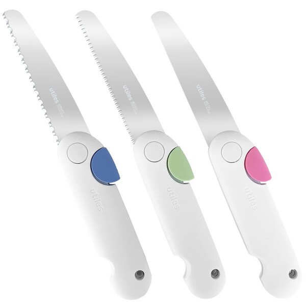 KSK utiles petit saw ユーティレス ポケットサイズ 折りたたみ ハンディ ノコギリ オシャレなのこぎり 日本製 3本セット メタル用/クラフト用/ウッド用 PT-3Sの通販は