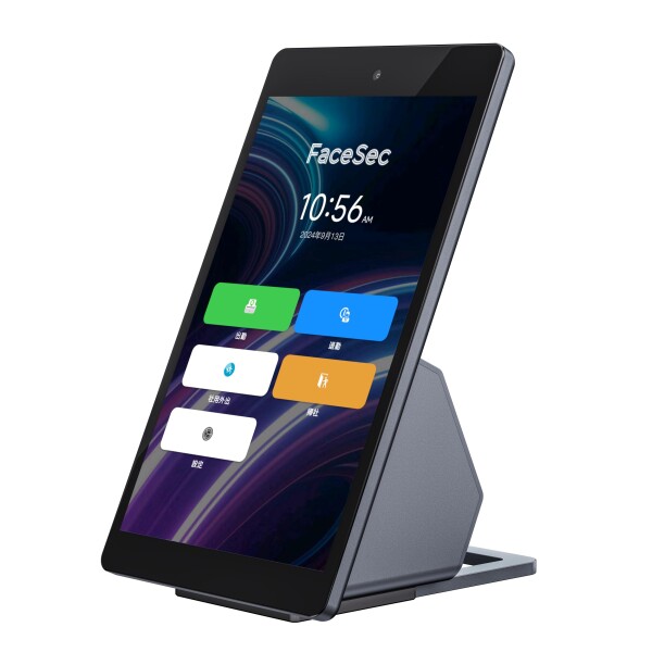 FaceSec（フェイスセック）| 据え置きタイプ | 8インチ AI顔認証 勤怠管理システム | スマートタイムレコーダー | 最大2万人登録・20万件打刻保存 | シフト無限作成 | 四つの打刻タイプ | 自