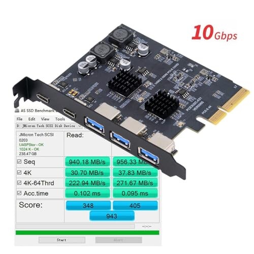 CY カード 3 つのタイプ A USB3.0 バックパネル ソケットとデュアル USB3.1 タイプ C USB-C から PCI-E エクスプレス カード アダプター ASM3142 VL822