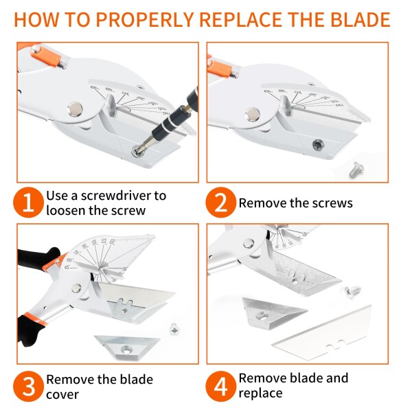 FLORA GUARD モールカッター アングルハサミ マルチアングルハサミ 45°-135° 調整可能 木材 プラスチック PVC 切断 10枚のスペアブレード (JDJ-2001JP)の通販は FLORA GUARD モールカッター アングルハサミ マルチアングルハサミ 45°-135° 調整可能 木材 プラスチック PVC 切断 10枚のスペアブレード (JDJ-2001JP)の通販は