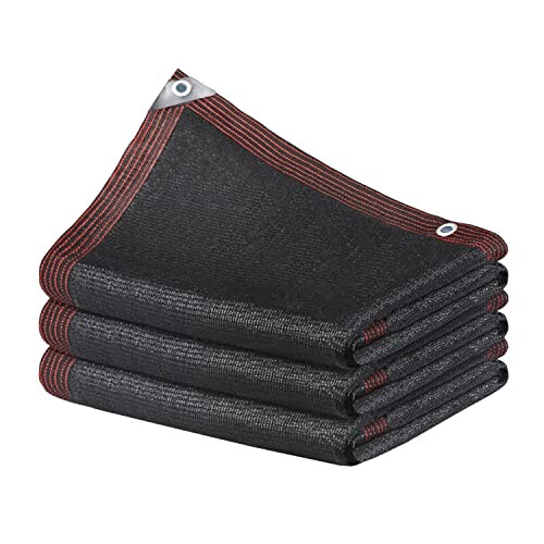 YEZOND 遮光ネット 5m*6m 日よけ シェード ブラック ベランダ目隠し 農業用 植物 園芸用 屋外 ベランダ 窓 カーポート ルーフ ヤード パーティー 廊下 高密度の厚さのポリエチレン ビニールの通販は 8,158円