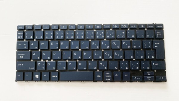 修理交換用 HP Elite Dragonfly G2 対応日本語キーボード バックライト付き仕様 M16290-291