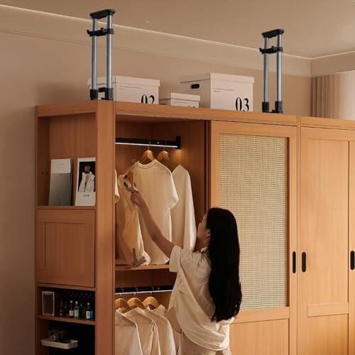 HeshiJ 家具転倒防止伸縮棒 転倒防止用 つっぱりポール 取り付け高さ45〜70cm 家具転倒防止ポール つっぱり棒 転倒防止 突っ張り棒 地震 耐震対策 強力 地震対策 防災グッズ（2本入り） (ブの通販は 5,304円