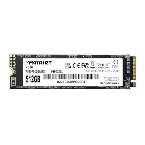 Patriot P320 512GB Internal SSD - NVMe PCIe Gen 3x4 - M.2 2280 - Solid State Drive - P320P480GM28の通販は