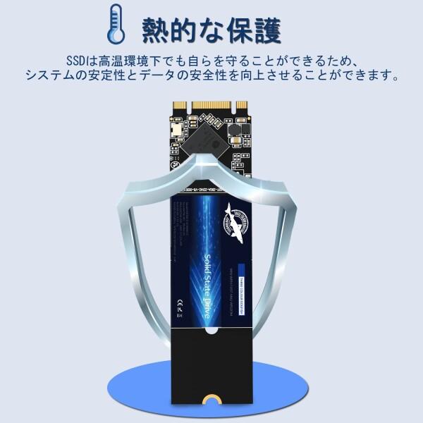 Dogfish M.2 SATA SSD 2280 4TB NGFF 3D NAND TLC 高性能内蔵 SSD 最大読込560MB/s, PC、ノートPCに使用, 含む 128GB 256GB 512GB 1TB 2TB 4TB_4
