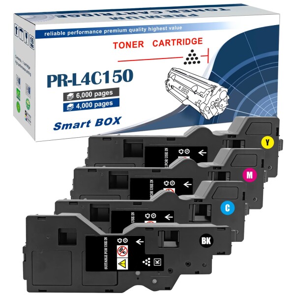 Aseker PR-L4C150 PR-L4C150-19 PR-L4C150-18 PR-L4C150-17 PR-L4C150-16 互換 トナーカートリッジ 大容量 (4色セット) 対応機種 NEC Color MultiWriter 4C150 PR-L4C150 4F150 PR-L4F150 プリンター