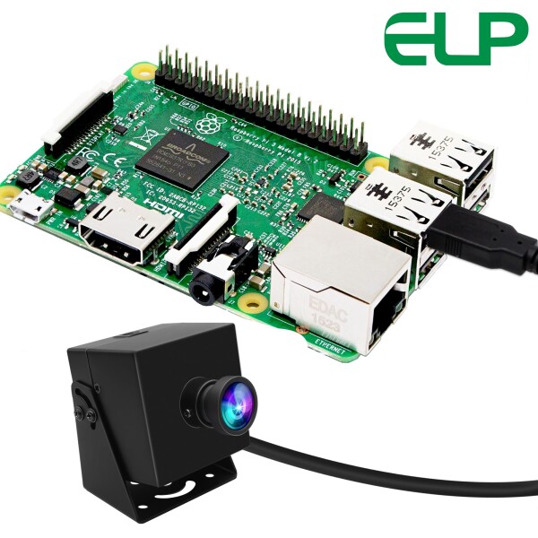 ELP 1080P 120fps USBカメラコンピューター用1200万画素広角PCカメラ110度低歪みレンズ Webかめら12MP高速ミニUVC USB2.0 Webカメラデスクトップコンピューター用産業用USBセキュリティカメラミニLigh_2