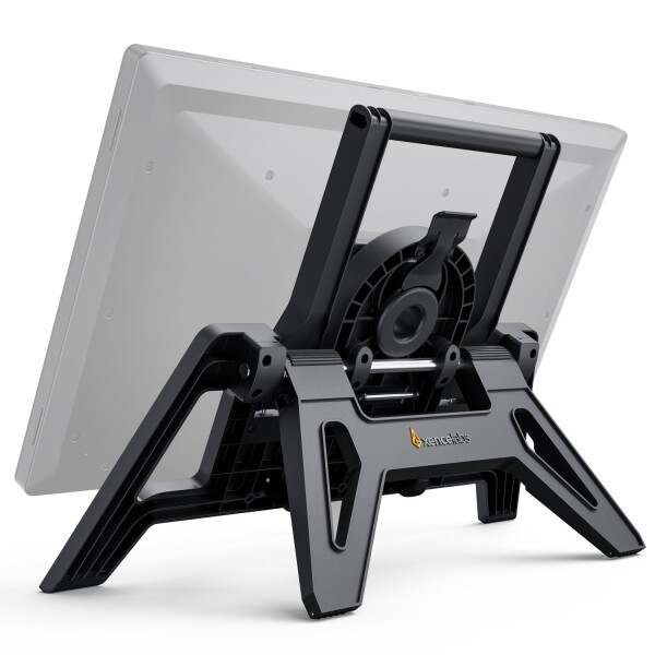 XENCELABS ペンディスプレイ 24インチ 液晶ペンタブレット ペンディスプレイ24用 マルチアクシススタンド VESA対応の人間工学に基づいた調整可能なアーティストスタンド、回転と傾斜、縦
