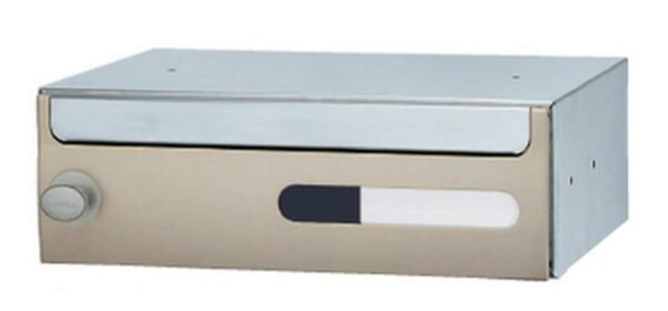 神栄ホームクリエイト(Shinyei Home Create) 郵便受箱 前入後出型 ダイヤル錠付 SMP-21N-FR ライトゴールド 本 神栄ホームクリエイト(Shinyei Home Create) 郵便受箱 前入前出型 縦型・