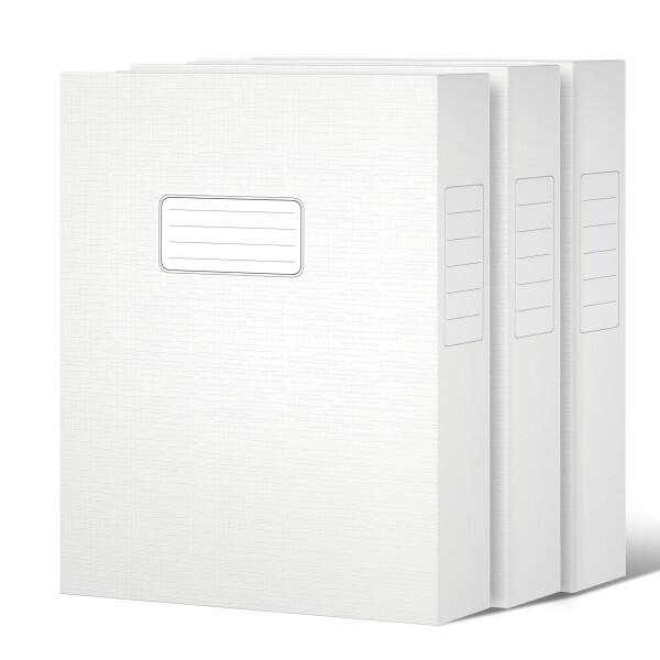 JiaWei ファイルケース(3個組), 書類整理. a4 ファイル,白 24 x 4.5 x 32.2 cm 書類ケース, 幅広4.5cmのフォルダー A4バインダー 400枚容量の通販は 4,619円