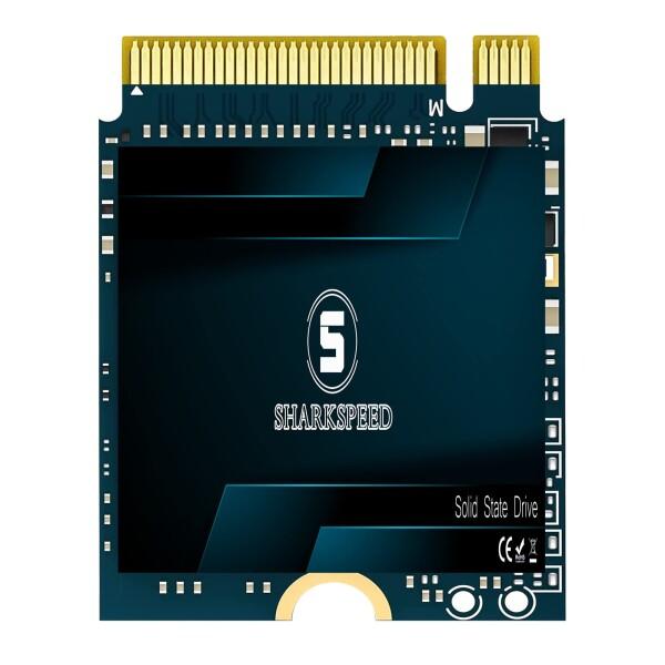 S SHARKSPEED SSD M.2 2230 256GB NVME PCIe Gen 4.0x4 30mm 内蔵型 ゲームSSD Steam Deck ROG Ally Microsoft Surface pro7+/pro8/pro9/pro X/laptop3/laptop4/laptop Go GPD Ultrabookなど適用（256GB, M.2 2230 4.0 PCIe）