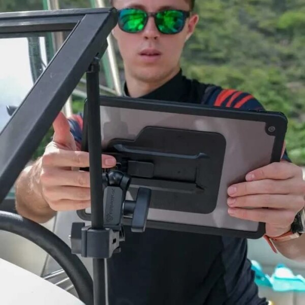 (ARMOR-X) iPad mini (6th)用ケース IP68 Waterproof Case with Hand Strap ブラック MXS-iPad-M6 (Black)_6