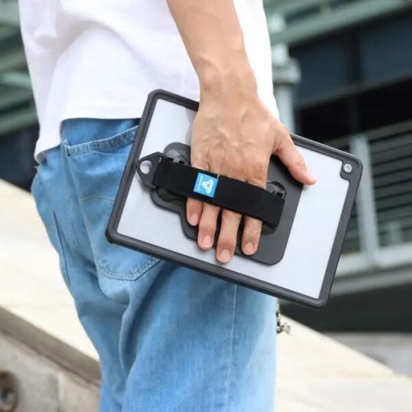 (ARMOR-X) iPad mini (6th)用ケース IP68 Waterproof Case with Hand Strap ブラック MXS-iPad-M6 (Black)_8