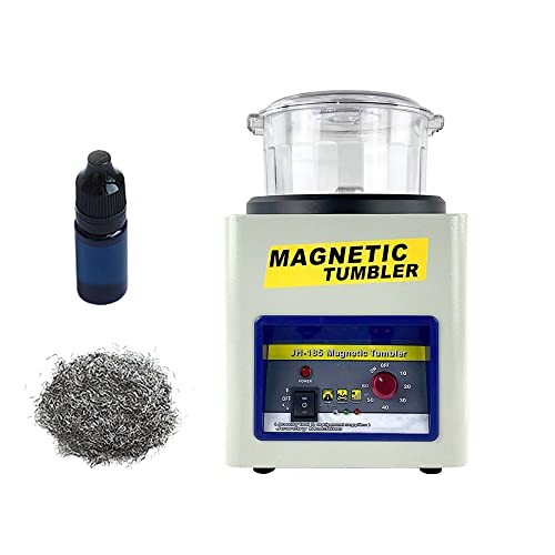 磁気バレル　バレル研磨機JH-185 Magnetic Tumbler ZruiXuan 磁気バレル研磨機 チェンジバレル研磨機 250W 磁気研磨 ミニ