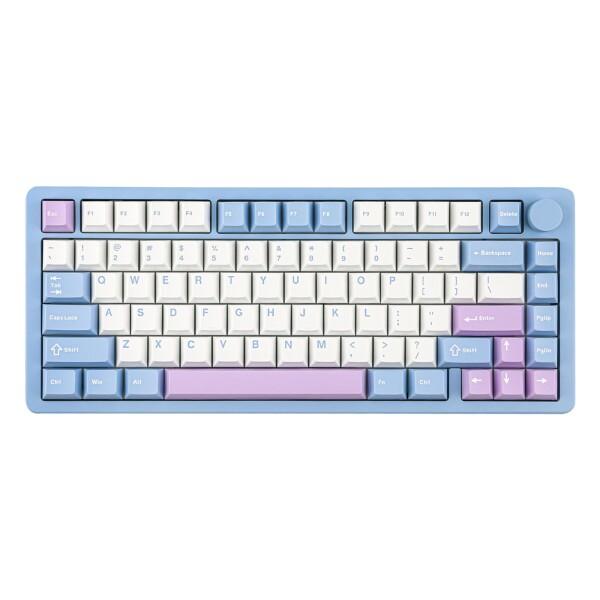 MechLands Blade75ワイヤレスアルミメカニカルゲーミングキーボード ガスケットクリーミーキーボード BT5.0/2.4GHz/USB-Cホットスワップ対応カスタムキーボード ノブ付き RGBバックライト Win/Mac/