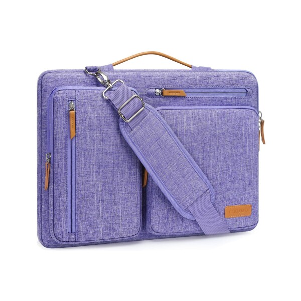 MOSISO 360 保護 ラップトップ ショルダーメッセンジャーバッグ 15.6インチ 適用機種 MacBook HP Dell Lenovo Asus ノ?