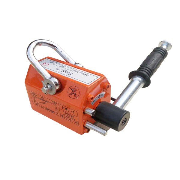 リフティングマグネット100kg リフマグ 永久磁石 鉄板吊上げに 運搬 荷物 昇降 ウインチ 吊り下げ 運搬 荷物 昇降 げ下ろし ローラー