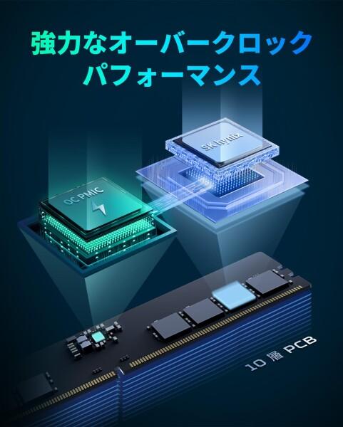 momoメモリセット Acer Predator Hera DDR5 7200MT/s (PC5-57600) デスクトップPC用