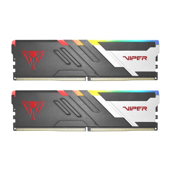 Patriot Viper Venom RGB DDR5 64GB (2 x 32GB) 5200MHz UDIMM Desktop Gaming Memory KIT - PVVR564G520C40K