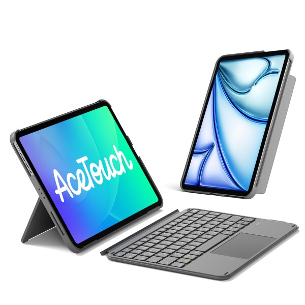 Inateck iPad A16 第11世代/第10世代用 軽量JIS日本語配列キーボードケース iPad Air 11インチ M4 2026/M3 2025/M2 2024 Air第5/4世代10.9インチ Pro11インチ第4/3/2/1世代対応 横/縦置き対応 着脱式キーボード