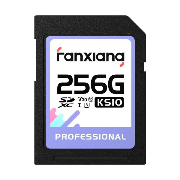 Fanxiang 256GB SD カード 最大読出速度95MB/s UHS-I U3 V30 SDXC Class10 microSD カード 高耐久 メモリカード Full HD &amp; 4K UHD ビデオ メーカー 対応