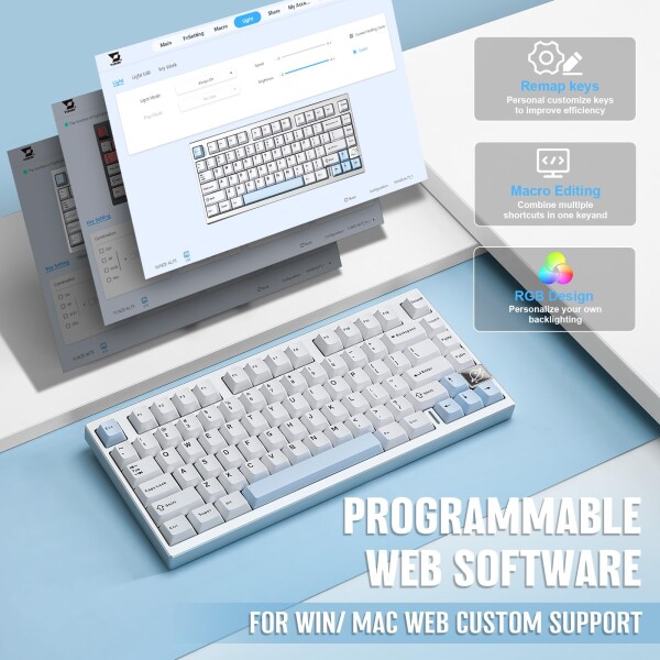 メカニカルキーボード ワイヤレス bluetooth 2.4G