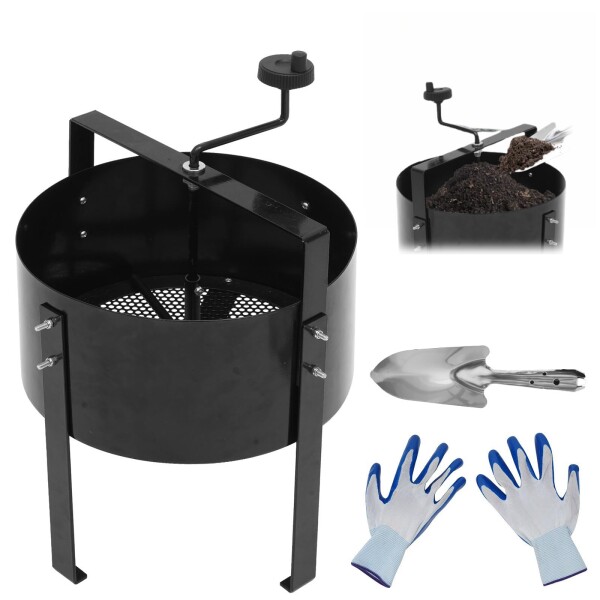 回転式ふるい 古土分別器です 回転式ふるい 古土分別器です。