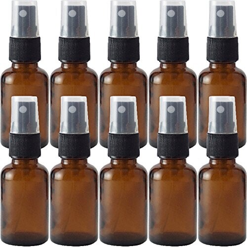 遮光瓶 茶 30cc 黒スプレー SYA-T30cc 30ml 黒スプレー -10本セット-
