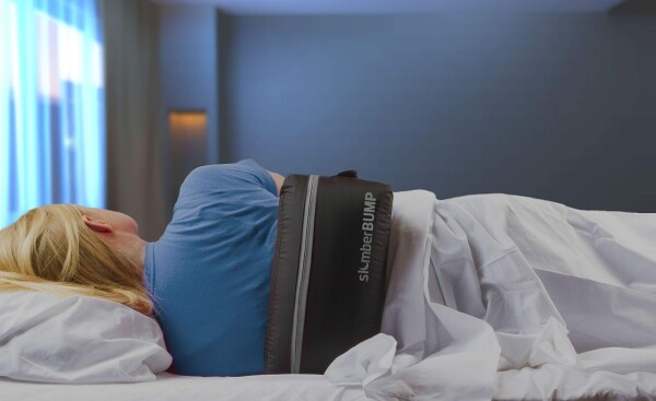 SlumberBump |ポジショナル睡眠療法ベルト |長期いびきや睡眠障害呼吸緩和のために設計 |いびきを止めるために自分自身を訓練 |改良された膀胱を特色にする | L サイズ ブラック/グレー_4