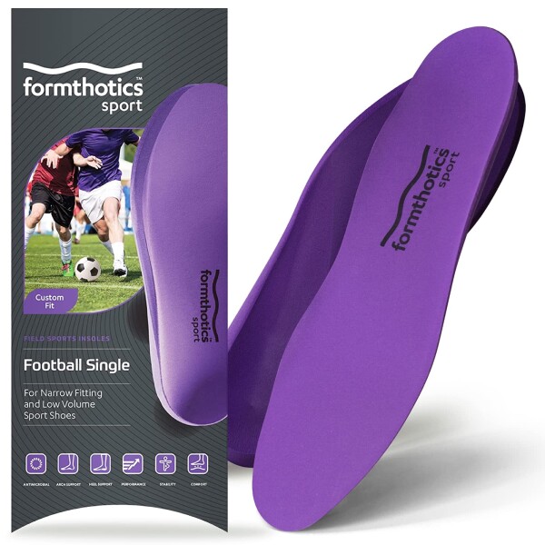Formthotics サッカー 野球用 スポーツインソール 超軽量 Football Single XL Purple