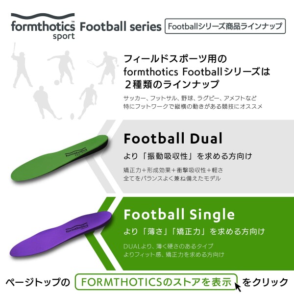 Formthotics サッカー 野球用 スポーツインソール 超軽量 Football Single XL Purple_8