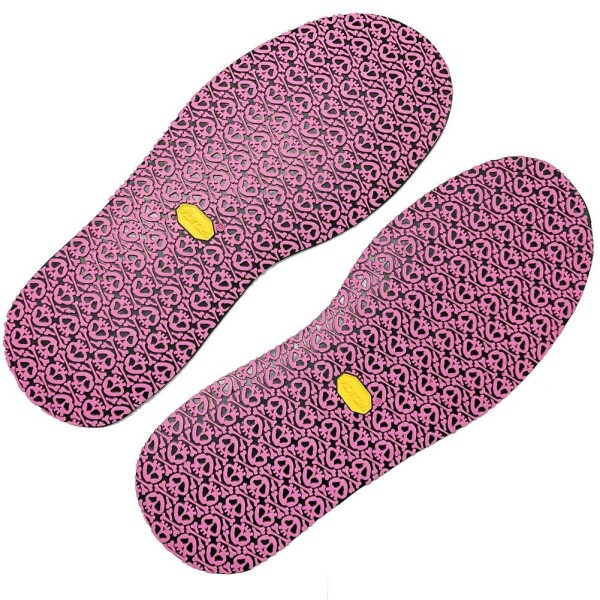 ビブラム スカルソール Q598 ブラック・ピンク 9Aサイズ vibram skull sole Q598