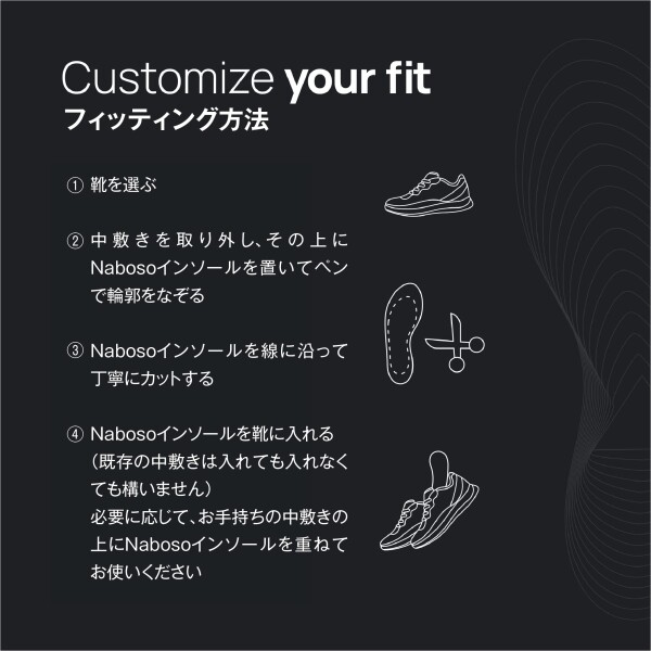 Naboso Duo Insoles ナボソ デュオインソール 両面タイプ 日常使いと