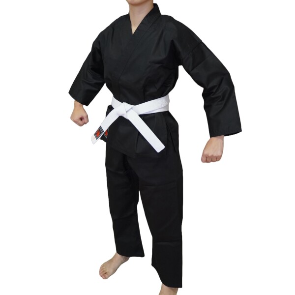 Jukado 軽量空手着 武道着 黒 ユニフォーム KARATEGI Black 00 (120cm)