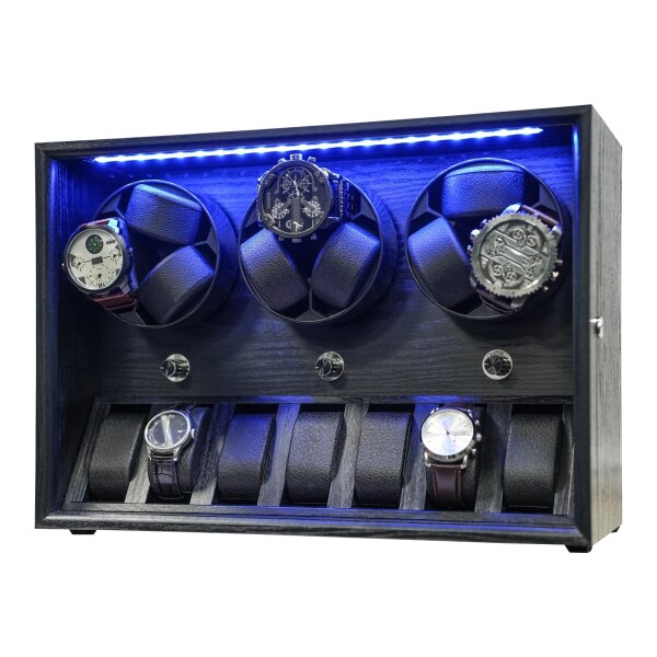 ORYX ワインディングマシーン 腕時計自動巻き上げ機 ウォッチワインダー 4本巻き 時計ケース 自動巻き 調整可能クッション LEDライト付 高級木製 USB電源 1 ORYX ワインディングマシーン 腕時計自動巻き上げ機 ウォッチワインダー 4本巻き 時計ケース 自動巻き 調整可能クッション LEDライト付 高級木製 USB電源 1