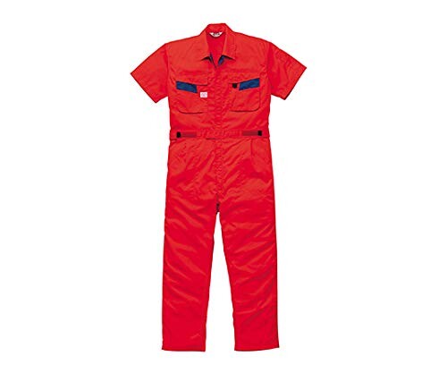 (山田辰) つなぎ服 8301-005-M レッド M
