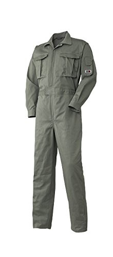 アタックベース 3838-30 綿100% 長袖ツナギ OD 5L