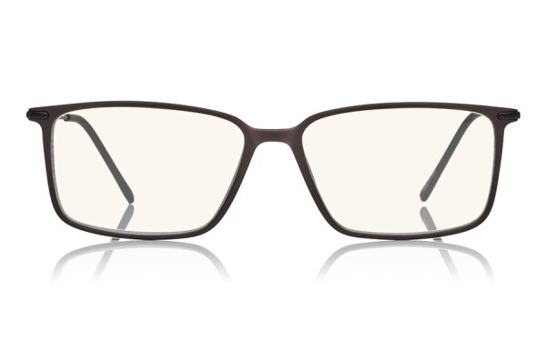 (OWNDAYS) ブルーライトカットメガネ 度なし 紫外線カット スクエア ヨーロピアンフィット ダークブラウン デスクワーク 軽量 疲れ目 EUPC202N-1S-C2