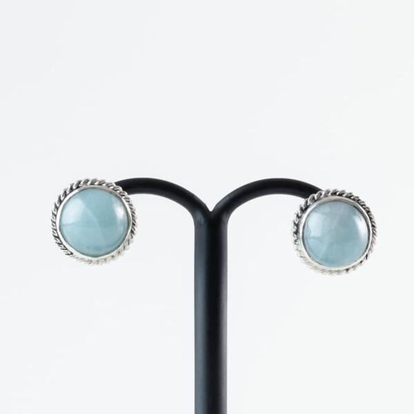 糸魚川天然翡翠 入コン沢 8mm シルバーピアス 日本国石 縄文の