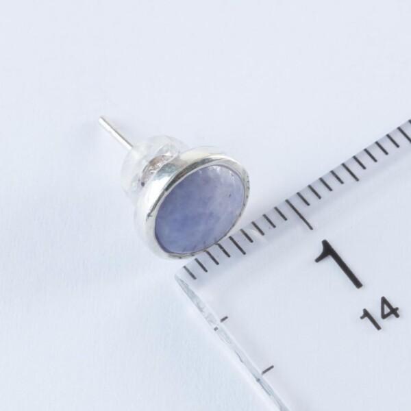 糸魚川天然翡翠 5mm玉 シルバーピアス 日本国石 縄文のパワーストーン