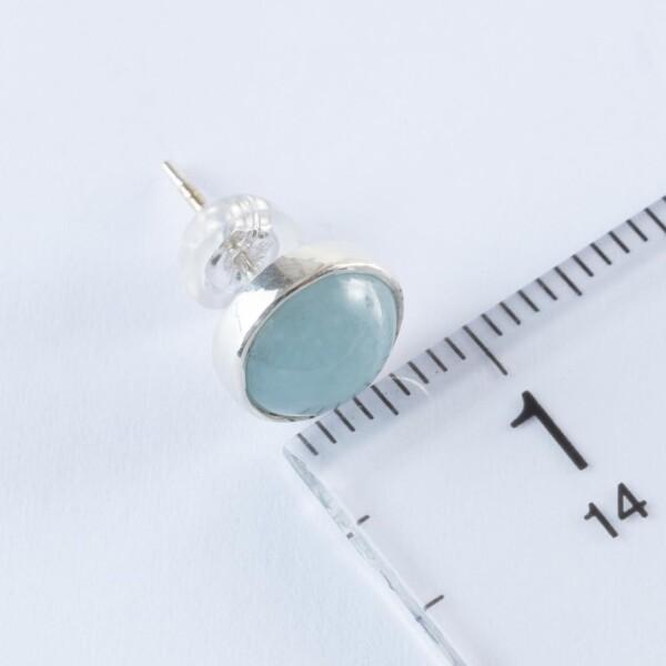 糸魚川天然翡翠 8mm 2色シルバーピアス 日本国石 縄文の