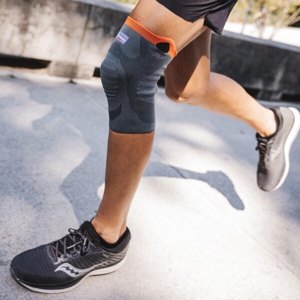 (フランス)THUASNE SPORT ドクターニー3Dニットスポーツサポート -血流を妨げず長時間快適 解剖学的設計 動きやすい サイドステー ひざの負担軽減 スポーツ&日常生活- (XXL)